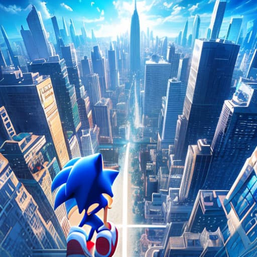  sonic the movie shadow in a city