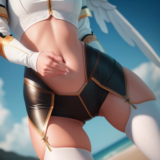  Mercy cameltoe, hyperrealistic, high quality, highly detailed, perfect lighting, intricate, sharp focus, f/1. 8, 85mm, (centered image composition), (professionally color graded), ((bright soft diffused light)), trending on instagram, HDR 4K, 8K