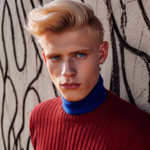 portrait+ style czech homosexual twink blonde very cute dude face