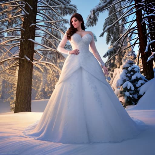  Winter Wonderland hyperrealistic, full body, detailed clothing, highly detailed, cinematic lighting, stunningly beautiful, intricate, sharp focus, f/1. 8, 85mm, (centered image composition), (professionally color graded), ((bright soft diffused light)), volumetric fog, trending on instagram, trending on tumblr, HDR 4K, 8K