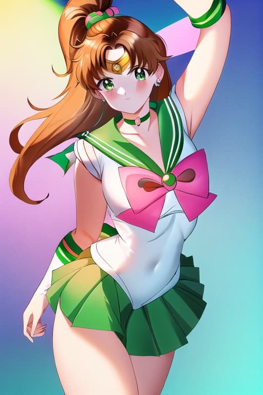  tanga,(sailor jupiter:1.3), (masterpiece), (highest quality), (intricate), (high detail)