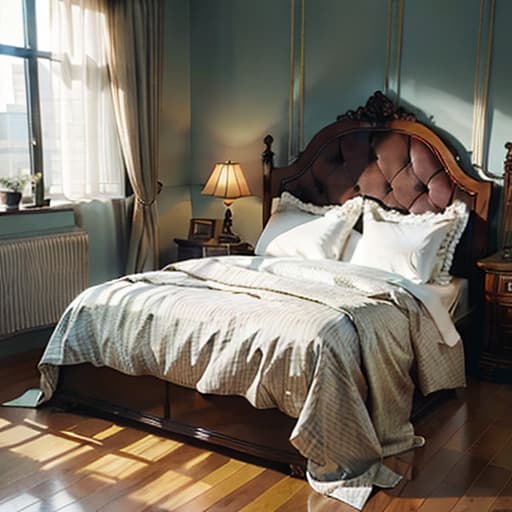  Bed background showing off her  hyperrealistic, full body, detailed clothing, highly detailed, cinematic lighting, stunningly beautiful, intricate, sharp focus, f/1. 8, 85mm, (centered image composition), (professionally color graded), ((bright soft diffused light)), volumetric fog, trending on instagram, trending on tumblr, HDR 4K, 8K