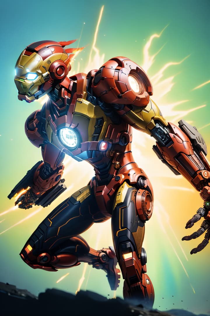  , Digital artwork, exploded version of Newt Ironman, in the style of nychos, sent from a distant future longer after humanity birthed ASI, 8k, hdr, masterpiece, highly detailed, style blend of Yoji Shinkawa and Greg Rutkowski, colorful and vibrant<lora:a-mecha-musume-sss:0.5554034717498819><lora:split:0.8250589557587413><lora:constructionyardai:0.697494433257049><lora:niji-default-style:0.30126173924528477> hyperrealistic, full body, detailed clothing, highly detailed, cinematic lighting, stunningly beautiful, intricate, sharp focus, f/1. 8, 85mm, (centered image composition), (professionally color graded), ((bright soft diffused light)), volumetric fog, trending on instagram, trending on tumblr, HDR 4K, 8K