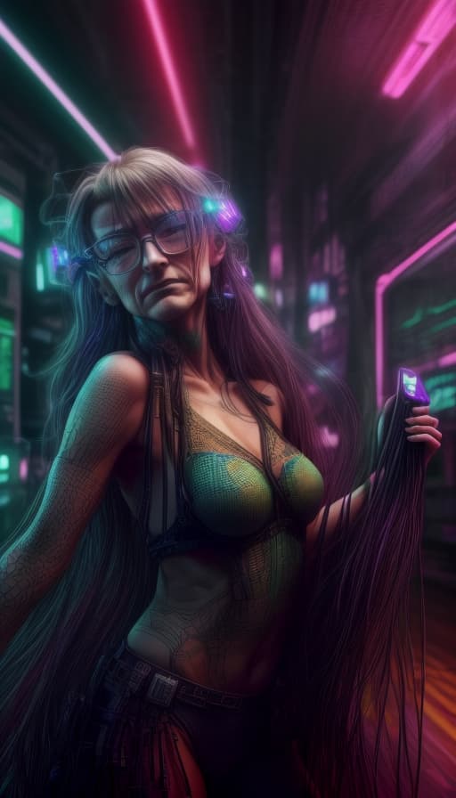  (Cyberpunk style), (((very detailed))), (((detailed face))), ((detailed eyes)), ((((real eyes)))), ((((highest quality)))), (((very realistic))), (((correct gender))), authentic cyberpunk appearance