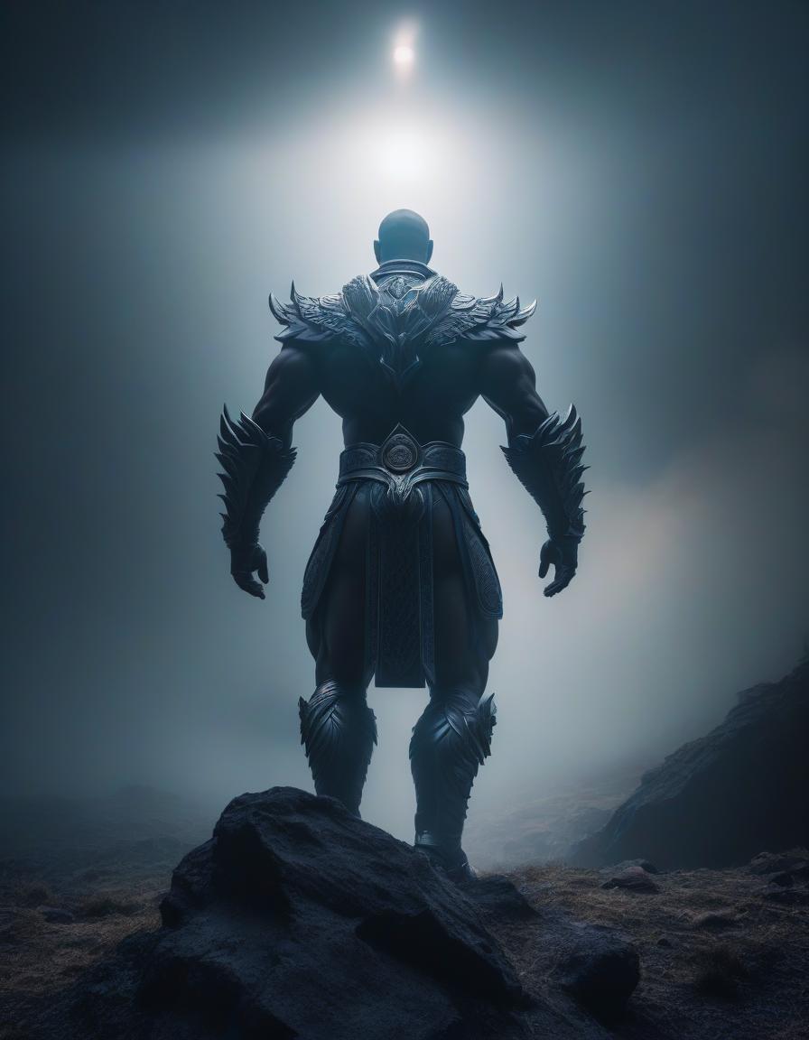  Created the god Evo. hyperrealistic, full body, detailed clothing, highly detailed, cinematic lighting, stunningly beautiful, intricate, sharp focus, f/1. 8, 85mm, (centered image composition), (professionally color graded), ((bright soft diffused light)), volumetric fog, trending on instagram, trending on tumblr, HDR 4K, 8K