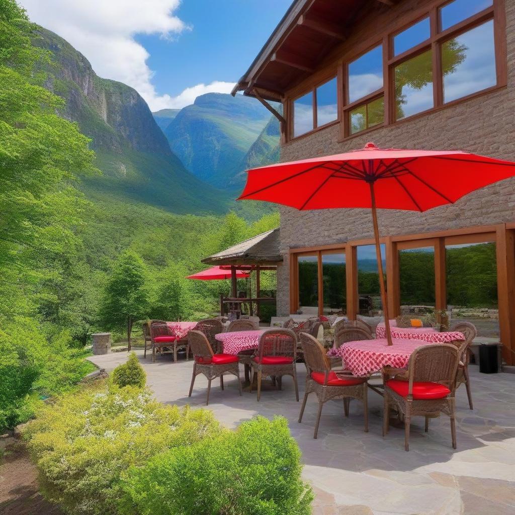  Cafe in the mountains