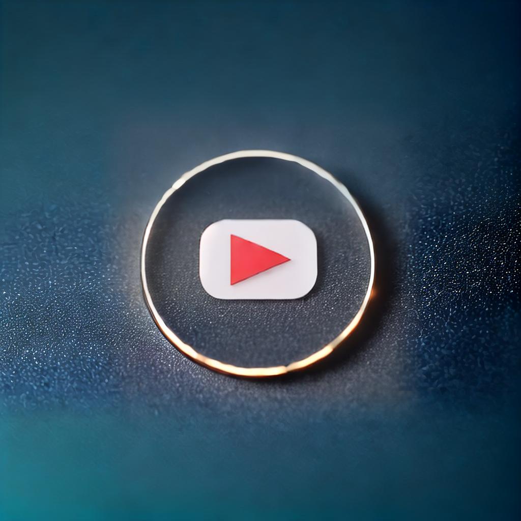 Logo in minimalistic style of youtube button ,highly detailed, cinematic lighting, stunningly beautiful, intricate, sharp focus, f1. 8, 85mm, (centered image composition), (professionally color graded), ((bright soft diffused light)), volumetric fog, trending on instagram, trending on tumblr, HDR 4K, 8K