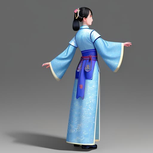  The Jiangxi girl with the front convex and the back curved,