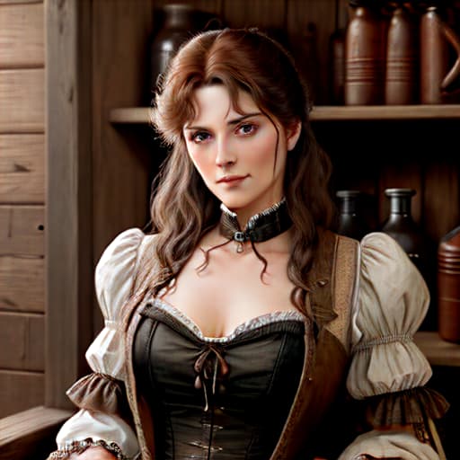  Female outlaw, from 1899, shes a rustic beauty.
