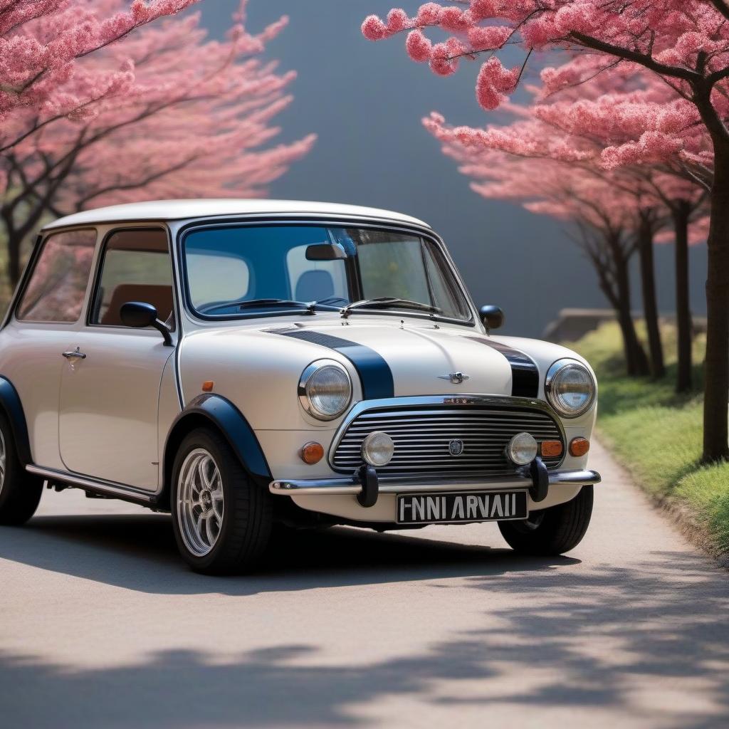  Draw a beautiful Japanese in a mini .