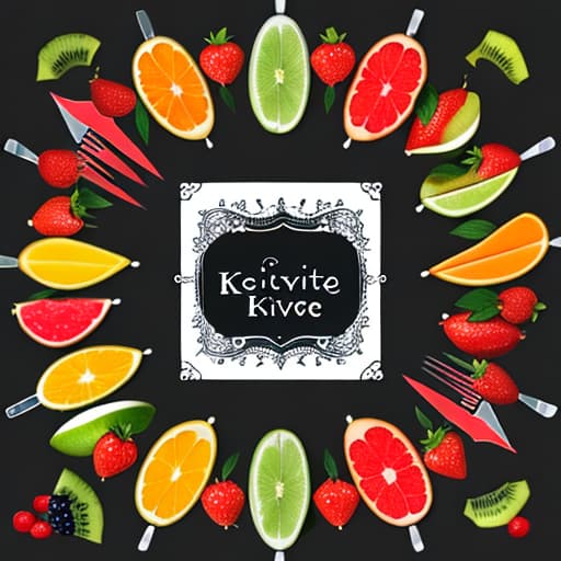  11 fruit knives ，