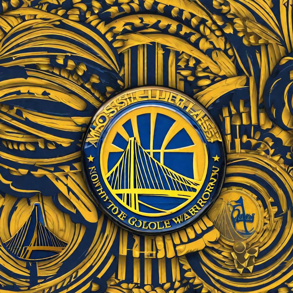  masterpiece, best quality,Draw a Golden State Warriors logo.