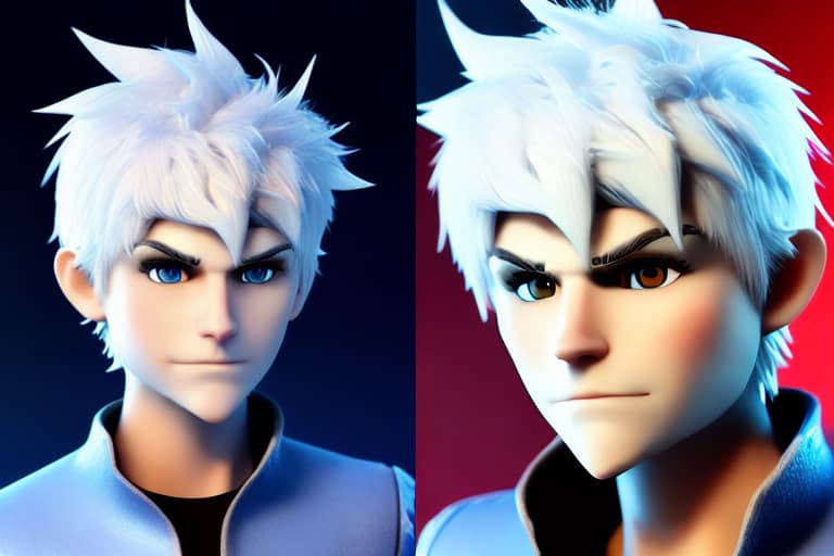  Create a cartoon image of the character Jack Frost