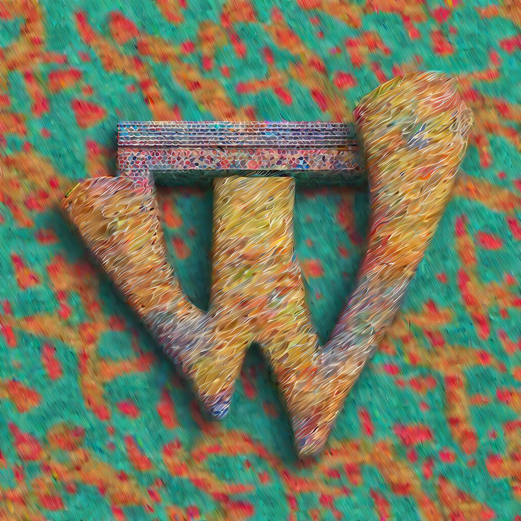  The letter &#039;w&#039; in a highly creative and dreamy style, full of imagination and whimsy, intricate details, vibrant colors, surreal, masterpiece, breathtaking, 4k, intricate, elegant, artistic, trending on artstation.(4k, best quality, masterpiece:1.2), sharp focus, ultrahigh res, highly detailed