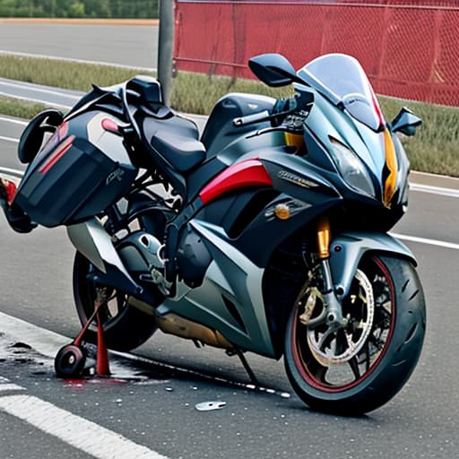  accident of motorcycle，