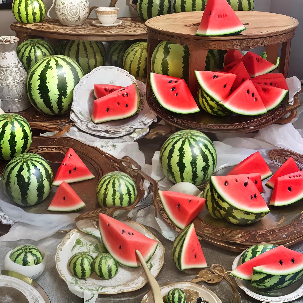  masterpiece, best quality, watermelon rind