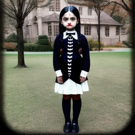  Nirvi as Wednesday Addams