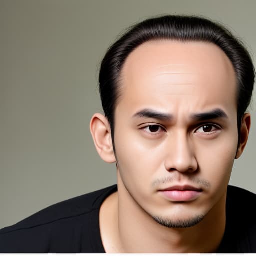  Man with big forehead