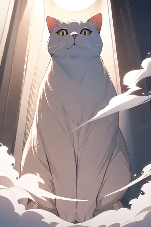  Cat hyperrealistic, full body, detailed clothing, highly detailed, cinematic lighting, stunningly beautiful, intricate, sharp focus, f/1. 8, 85mm, (centered image composition), (professionally color graded), ((bright soft diffused light)), volumetric fog, trending on instagram, trending on tumblr, HDR 4K, 8K