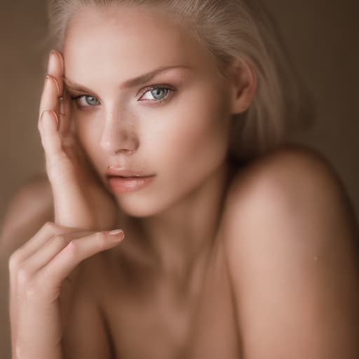 portrait+ style Naked woman