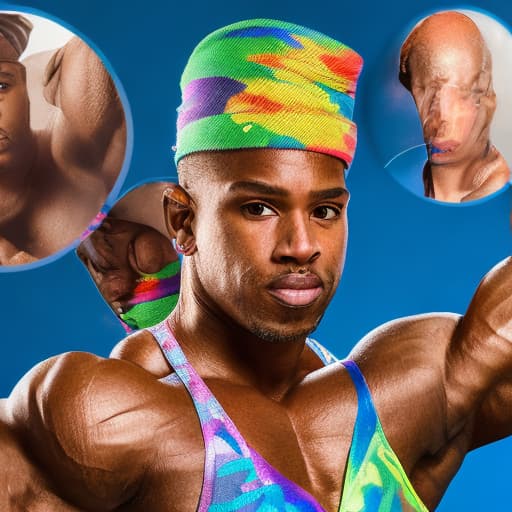 portrait+ style 🇧🇧 queer IFBB hunk dude face