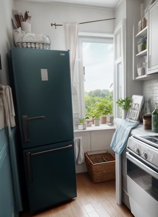 I want a kitchen remodel with the same refrigerator and also the same washing machine. the window that remains in the same place, the rest can be with ikea or conforama products, jumbo to someting minimalist , HQ, Hightly detailed, 4k
