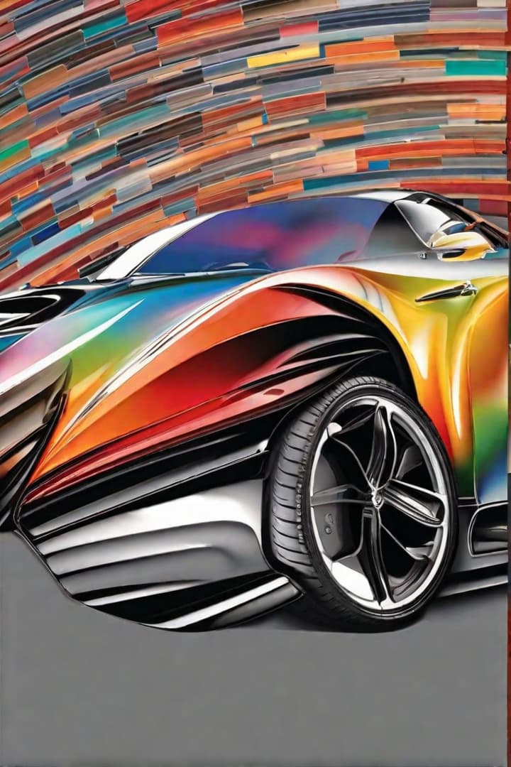  Express your creativity through digital painting. Transform the canvas with a palette of colors, blending and shading to create your own unique masterpiece: black car