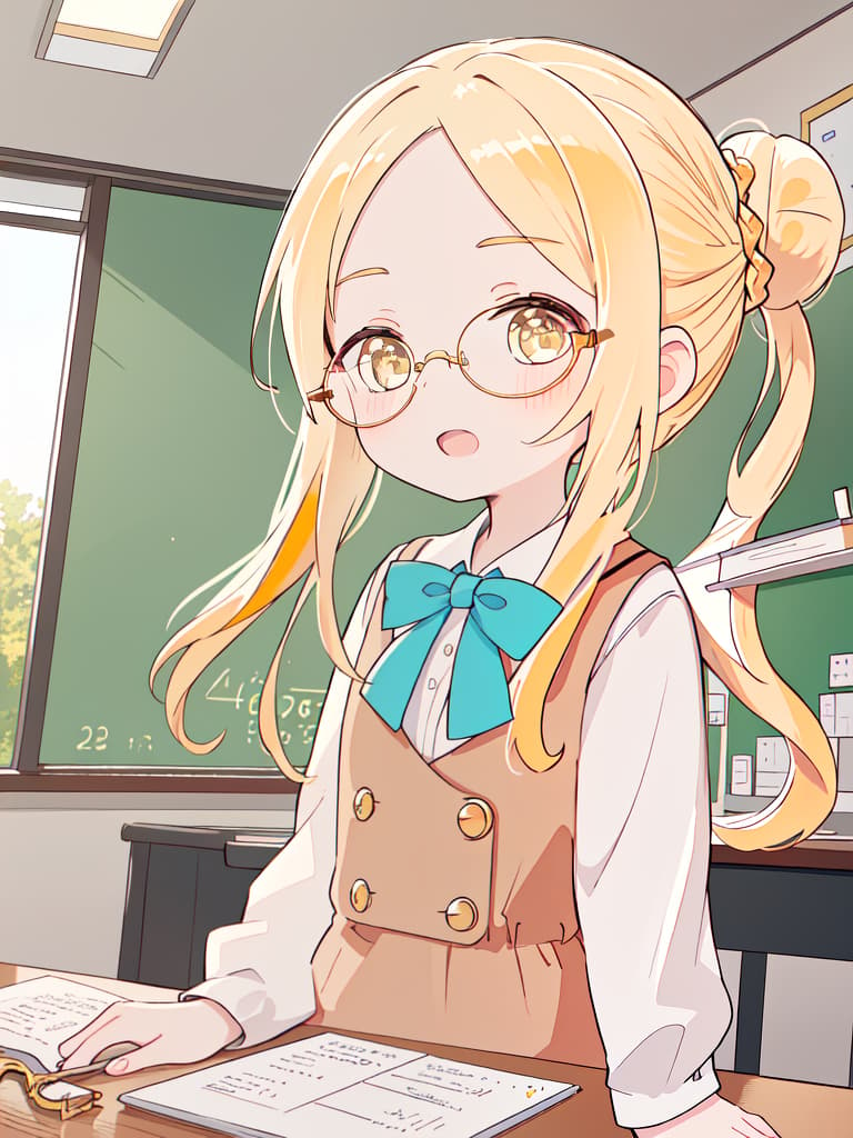  ultra detailed:1.2,masterpiece:1.2,best quality,masterpiece,bestquality,hdr:1.1,8k:1.1,very cute :1.3,(teacher:1.3),suit and ,(megane:1.6),forehead:1.3,hair pin,(gold hair:1.3),single hair bun:1.3,long hair,open mouth:1.1, room:1.3,from front,cowboy shot,office lady, masterpiece, best quality,8k,ultra detailed,high resolution,an extremely delicate and beautiful,hyper detail