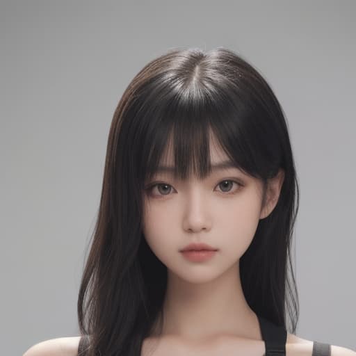  girl, best quality, solo, headshot, simple background