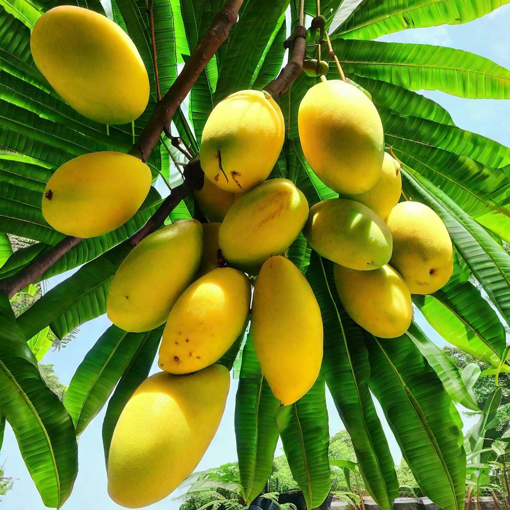  yellow mangoes