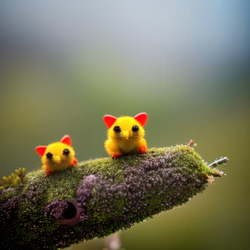 redshift style cute little creatures that are sweet and kind and funny looking and are all in a tiny little town hyperrealistic, full body, detailed clothing, highly detailed, cinematic lighting, stunningly beautiful, intricate, sharp focus, f/1. 8, 85mm, (centered image composition), (professionally color graded), ((bright soft diffused light)), volumetric fog, trending on instagram, trending on tumblr, HDR 4K, 8K