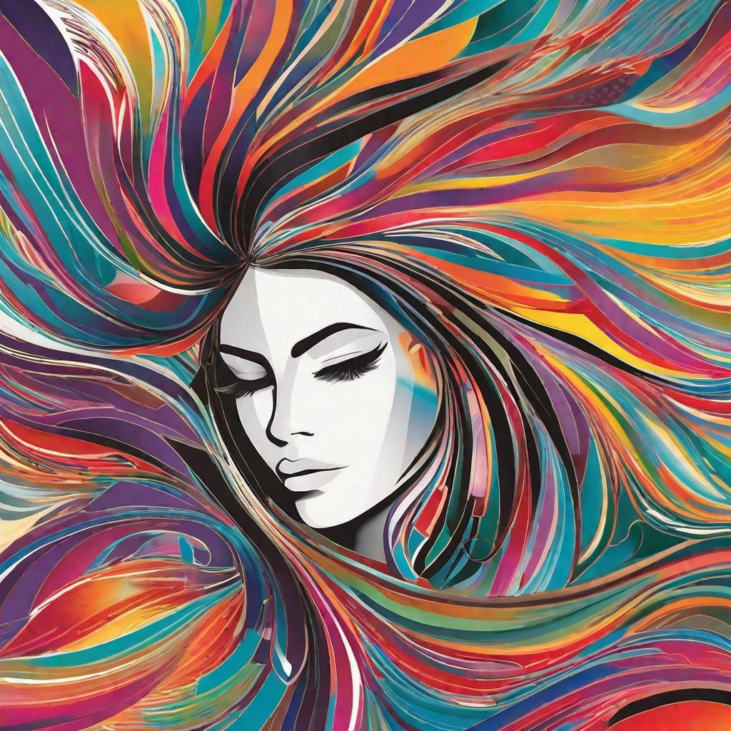  as an architecture, Infuse a burst of vibrant colors into the canvas as you capture the dynamic movement of a girl's flowing hair, creating a lively and enchanting masterpiece., Bestselling Book Covers