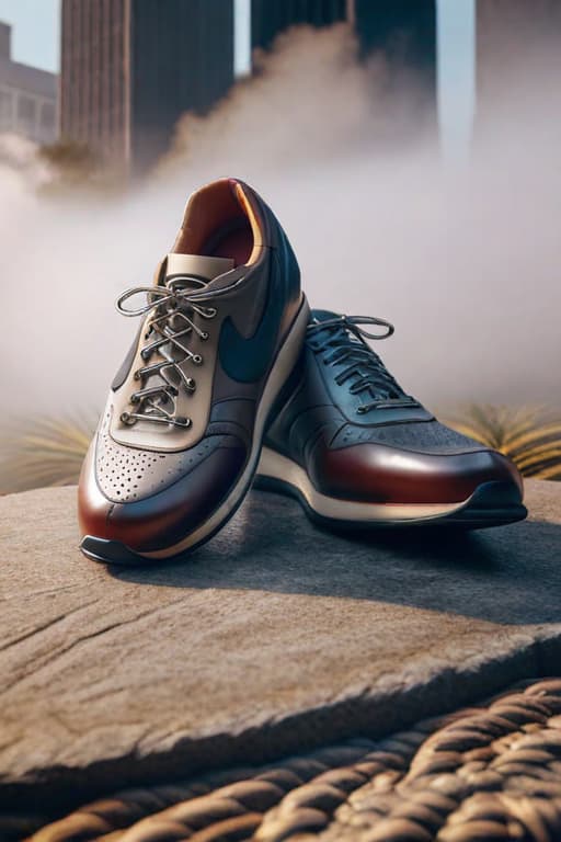  Create a shoe shape hyperrealistic, full body, detailed clothing, highly detailed, cinematic lighting, stunningly beautiful, intricate, sharp focus, f/1. 8, 85mm, (centered image composition), (professionally color graded), ((bright soft diffused light)), volumetric fog, trending on instagram, trending on tumblr, HDR 4K, 8K