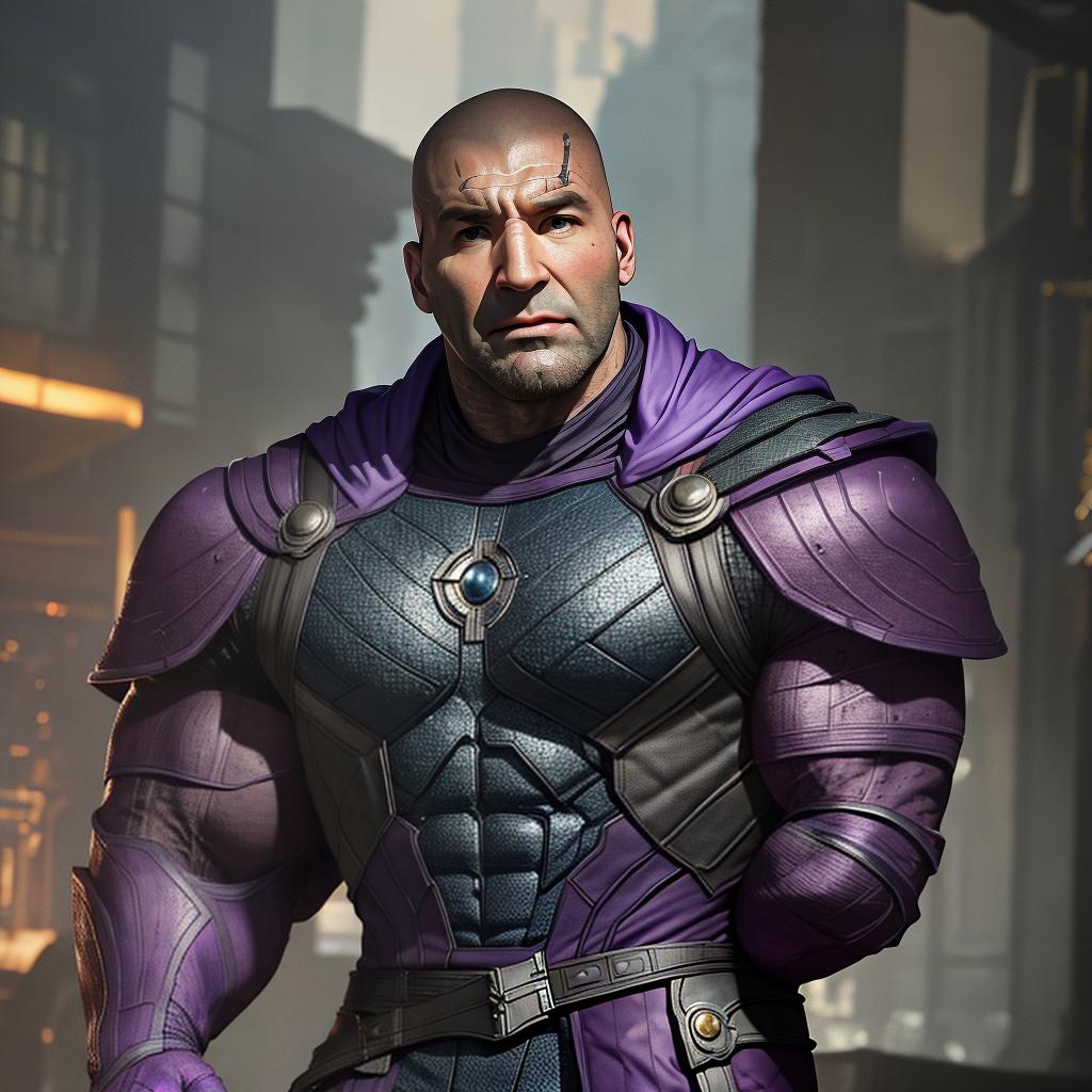  masterpiece, best quality, dave bautista as thanos