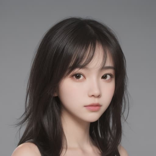  girl, best quality, solo, headshot, simple background