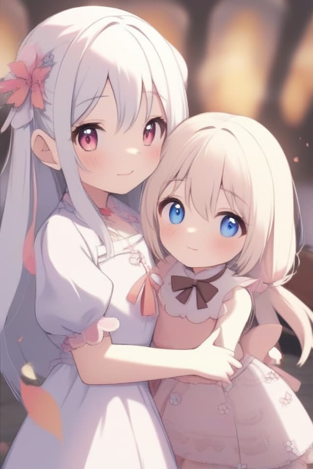  Two cute beautiful girls