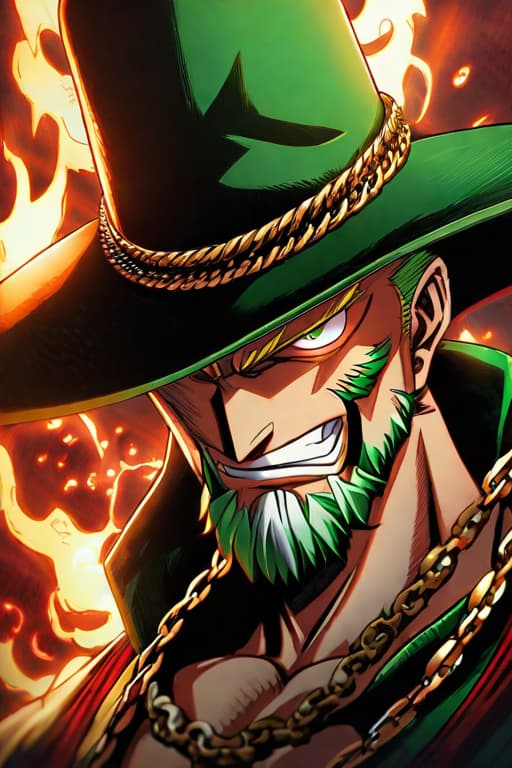  One piece Zoro, blood, red, gold chains, warlord hyperrealistic, full body, detailed clothing, highly detailed, cinematic lighting, stunningly beautiful, intricate, sharp focus, f/1. 8, 85mm, (centered image composition), (professionally color graded), ((bright soft diffused light)), volumetric fog, trending on instagram, trending on tumblr, HDR 4K, 8K