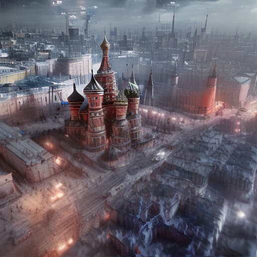 redshift style Moscow poor sity war hell horror dead