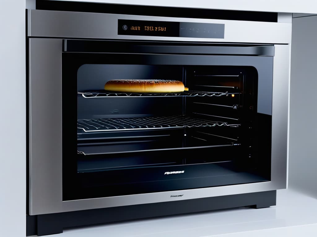  An ultradetailed 8k image of a sleek, futuristic oven with advanced digital displays and cuttingedge technology, showcasing a minimalist design with a focus on precision and innovation in baking and cooking. hyperrealistic, full body, detailed clothing, highly detailed, cinematic lighting, stunningly beautiful, intricate, sharp focus, f/1. 8, 85mm, (centered image composition), (professionally color graded), ((bright soft diffused light)), volumetric fog, trending on instagram, trending on tumblr, HDR 4K, 8K