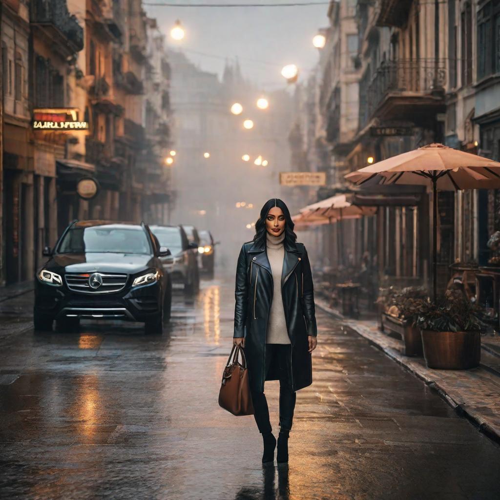  رجل يمشي في الشارع hyperrealistic, full body, detailed clothing, highly detailed, cinematic lighting, stunningly beautiful, intricate, sharp focus, f/1. 8, 85mm, (centered image composition), (professionally color graded), ((bright soft diffused light)), volumetric fog, trending on instagram, trending on tumblr, HDR 4K, 8K