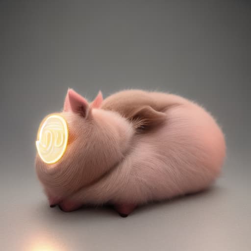   and pig  hyperrealistic, full body, detailed clothing, highly detailed, cinematic lighting, stunningly beautiful, intricate, sharp focus, f/1. 8, 85mm, (centered image composition), (professionally color graded), ((bright soft diffused light)), volumetric fog, trending on instagram, trending on tumblr, HDR 4K, 8K