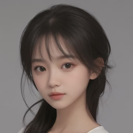  girl, best quality, solo, headshot, simple background