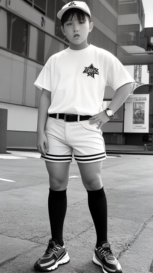  Boy's boy's boy's high socks and hot pants.