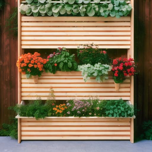 analog style wooden wardrobe 14'x4'x2' and upon this vertical Garden rack system