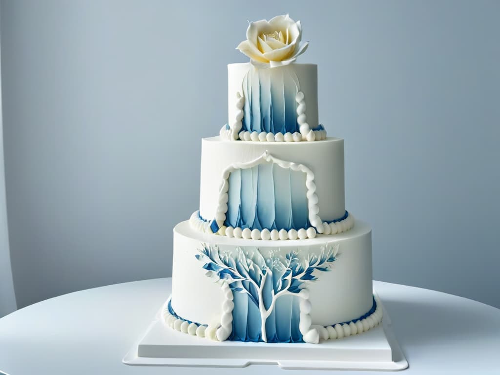  A closeup, highresolution image of a sleek, modern 3D printer intricately creating a detailed and intricate sugar sculpture of a beautiful, elaborate wedding cake design. The printer is set against a clean, white backdrop, emphasizing the precision and artistry of the technology in crafting edible works of art for cake decoration. hyperrealistic, full body, detailed clothing, highly detailed, cinematic lighting, stunningly beautiful, intricate, sharp focus, f/1. 8, 85mm, (centered image composition), (professionally color graded), ((bright soft diffused light)), volumetric fog, trending on instagram, trending on tumblr, HDR 4K, 8K