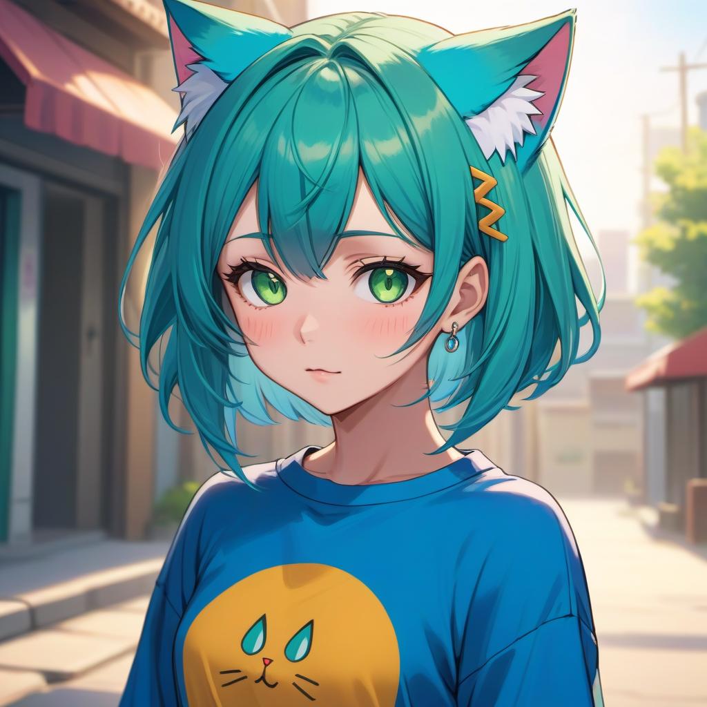  A photo of a with cat ears and a tail, expressing a emotion 😜 (ANIME:1.2), slavic woman, age 18, sad face, green eyes, bangs blue hair, skinny body, large , medium , , (crop top сlothes:1.2), 4k higly detailed, after face, flirting with the camera, ((full body)), ((full length)), drawing, painting, crayon, sketch, after face, flirting with the camera, (:1.2), s, ity, (:1.3), , ,(:1.1), (:1.1), (:1.1), anal, (POV:1.1), ((full ))