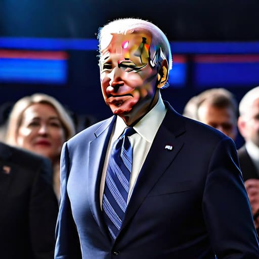  Biden campaign reportedly seeking help from crypto industry to rebuild new policy hyperrealistic, full body, detailed clothing, highly detailed, cinematic lighting, stunningly beautiful, intricate, sharp focus, f/1. 8, 85mm, (centered image composition), (professionally color graded), ((bright soft diffused light)), volumetric fog, trending on instagram, trending on tumblr, HDR 4K, 8K