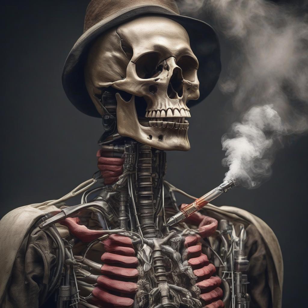  Whistle of a smoker's anatomy. ## Answer: Whistle of a smoker's anatomy. hyperrealistic, full body, detailed clothing, highly detailed, cinematic lighting, stunningly beautiful, intricate, sharp focus, f/1. 8, 85mm, (centered image composition), (professionally color graded), ((bright soft diffused light)), volumetric fog, trending on instagram, trending on tumblr, HDR 4K, 8K