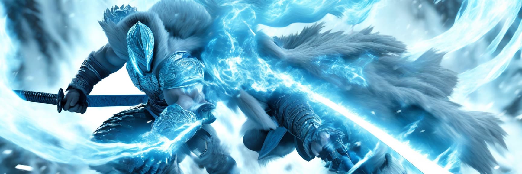  fighting game style The Frostbite Striker a cold blooded warrior donning icy armor that sends shivers down the spines of his opponents. He wields an ice encased sword capable of freezing his targets, and his gaze can cause blood vessels to freeze. . dynamic, vibrant, action packed, detailed character design, reminiscent of fighting video games hyperrealistic, full body, detailed clothing, highly detailed, cinematic lighting, stunningly beautiful, intricate, sharp focus, f/1. 8, 85mm, (centered image composition), (professionally color graded), ((bright soft diffused light)), volumetric fog, trending on instagram, trending on tumblr, HDR 4K, 8K