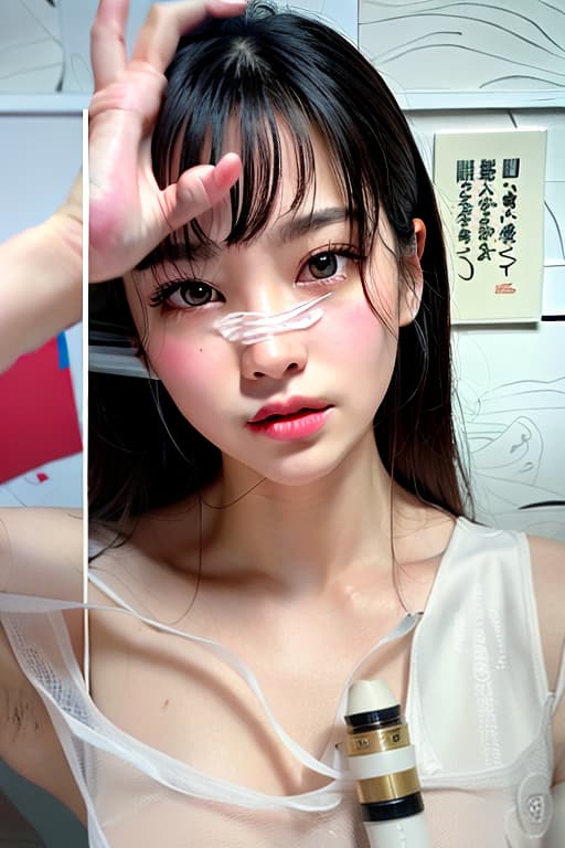  Erase the character, the same as the image, (Masterpiece, BestQuality:1.3), (ultra detailed:1.2), (hyperrealistic:1.3), (RAW photo:1.2),High detail RAW color photo, professional photograph, (Photorealistic:1.4), (realistic:1.4), ,professional lighting, (japanese), beautiful face, (realistic face)